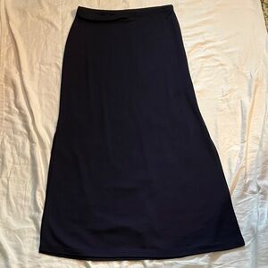 Old Navy Deep Blue Midi Skirt